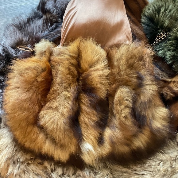 30’s-40’s Collectors piece Large Red Fox Hand warming. Muff Handbag. Zipper. - Picture 8 of 14